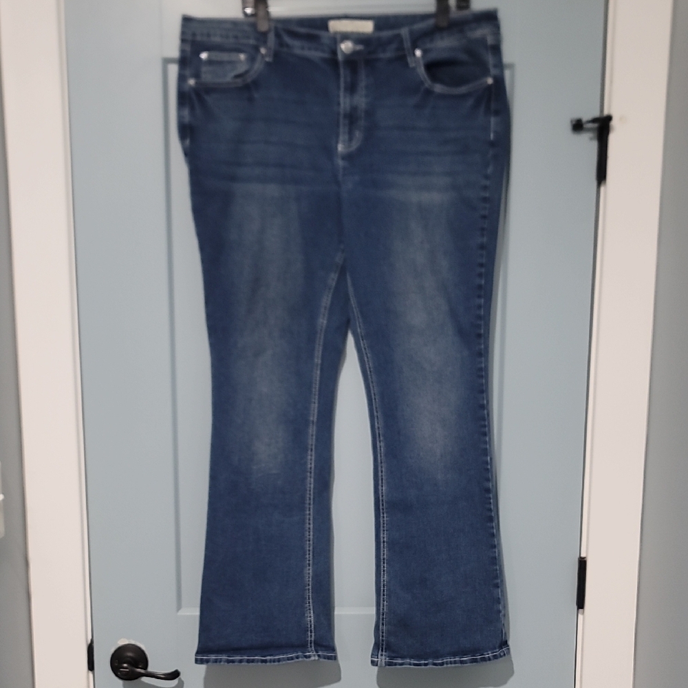 Cato Dark Blue Flare Jeans